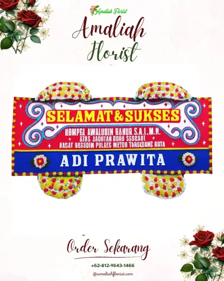 Papan Bunga Ucapan Selamat Buaran Kradenan